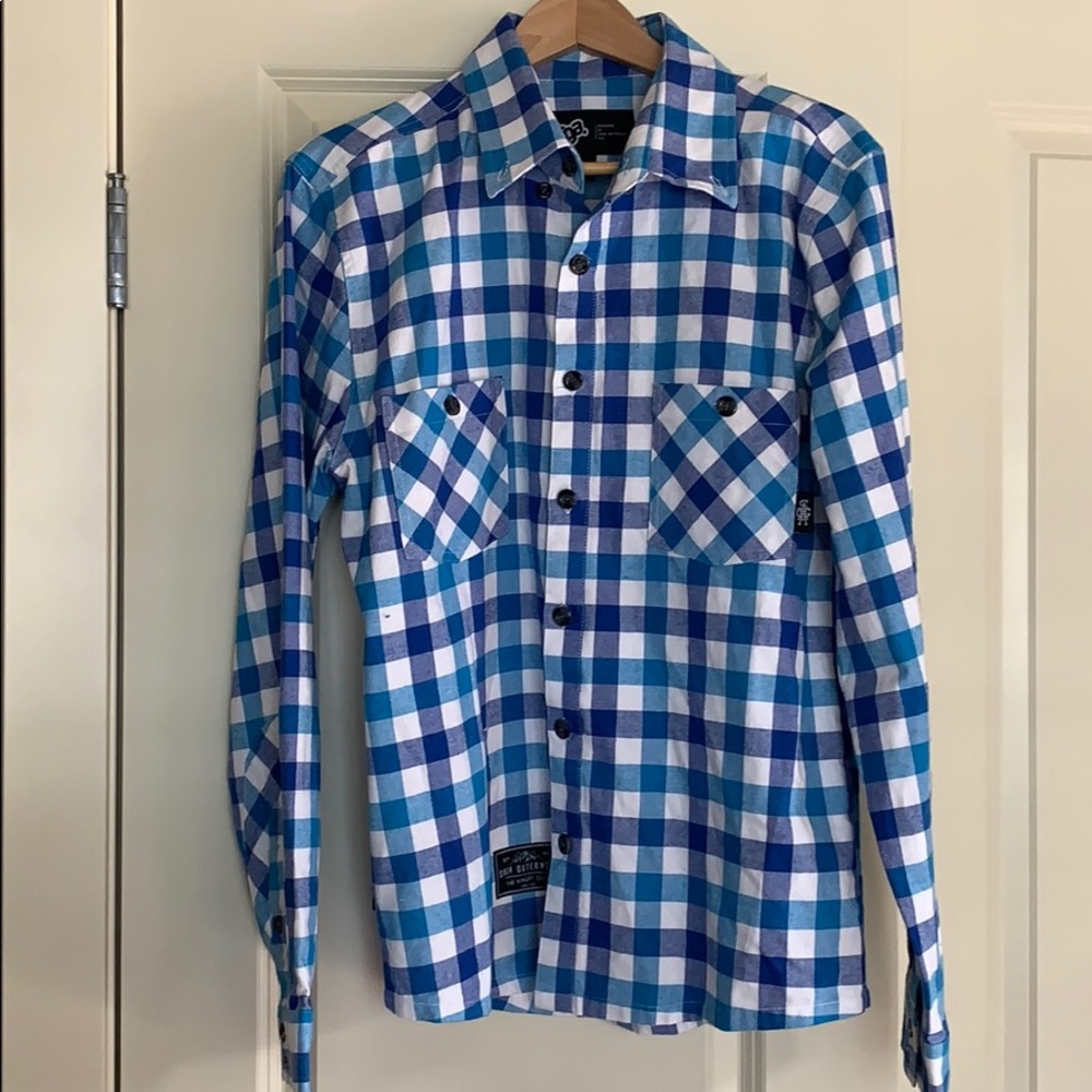 NWOT Saga men’s cotton shirt size large